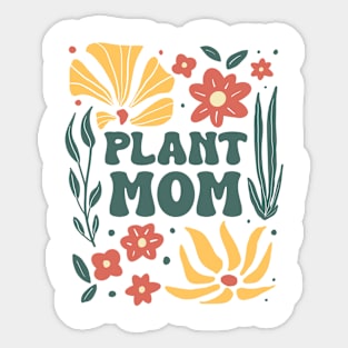 Plant Mom Sticker